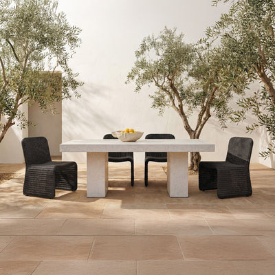 Ella Outdoor Dining Chair Charcoal-Set of Two by Moe's Home