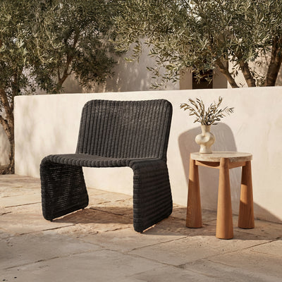 Ella Outdoor Accent Chair Charcoal by Moe's Home