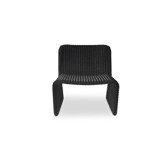 Ella Outdoor Accent Chair Charcoal by Moe's Home