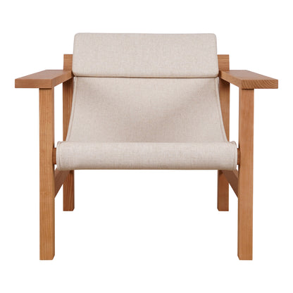 Annex Lounge Chair Flecked Linen | Beige