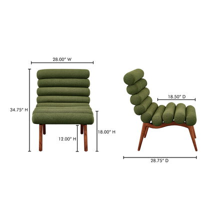 Arlo Accent Chair Dark Green