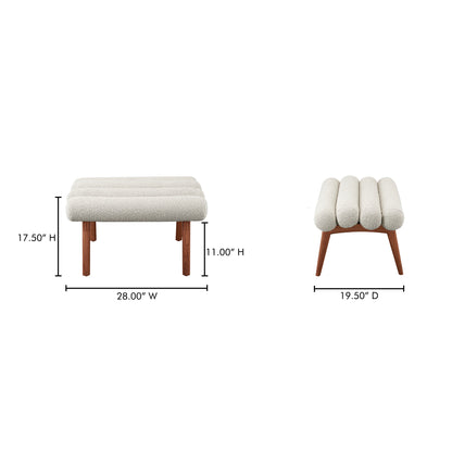 Arlo Stool Off White