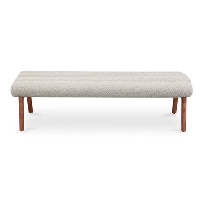 Arlo Bench Off White | Brown