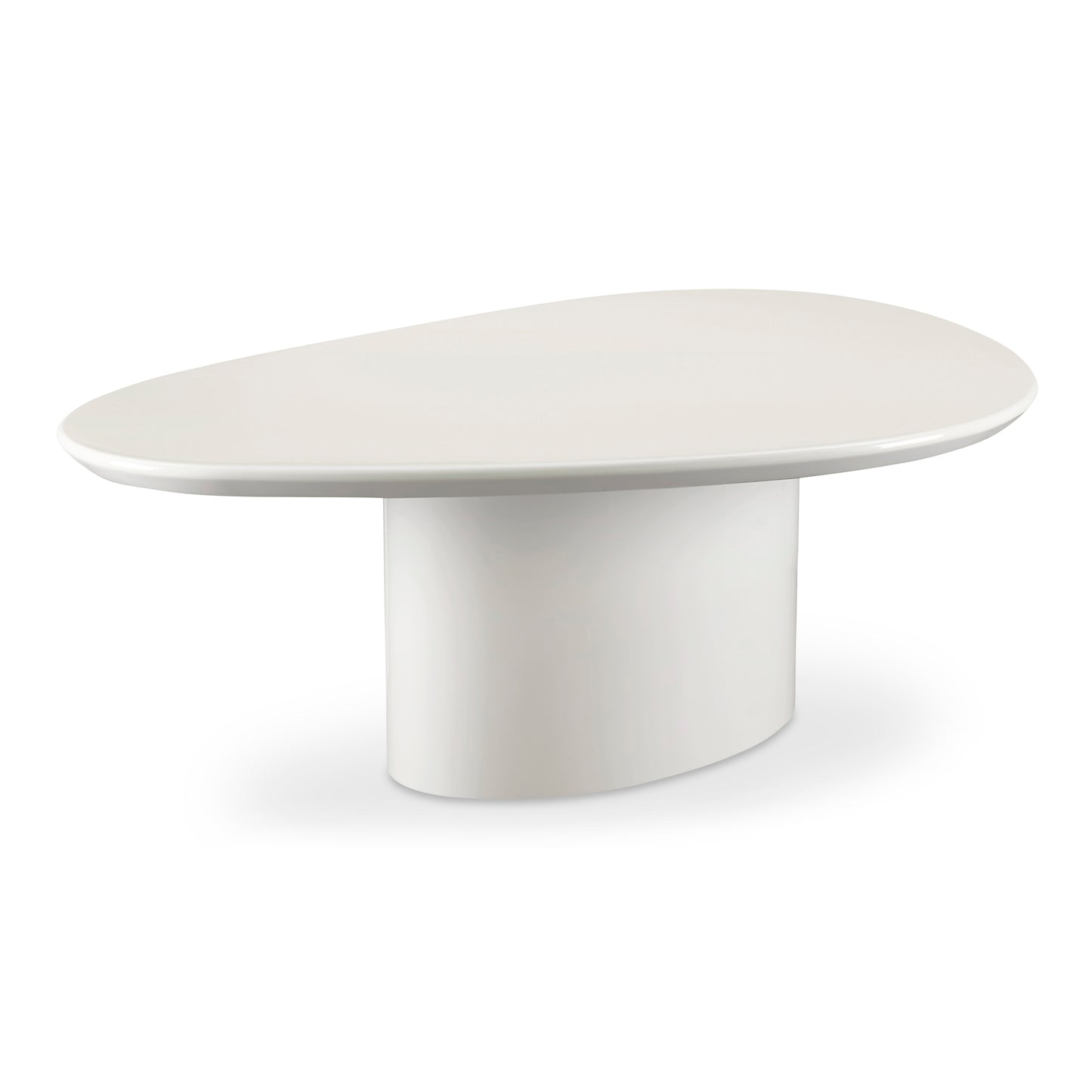 Eden Coffee Table Ivory Lacquer by Moe's Home
