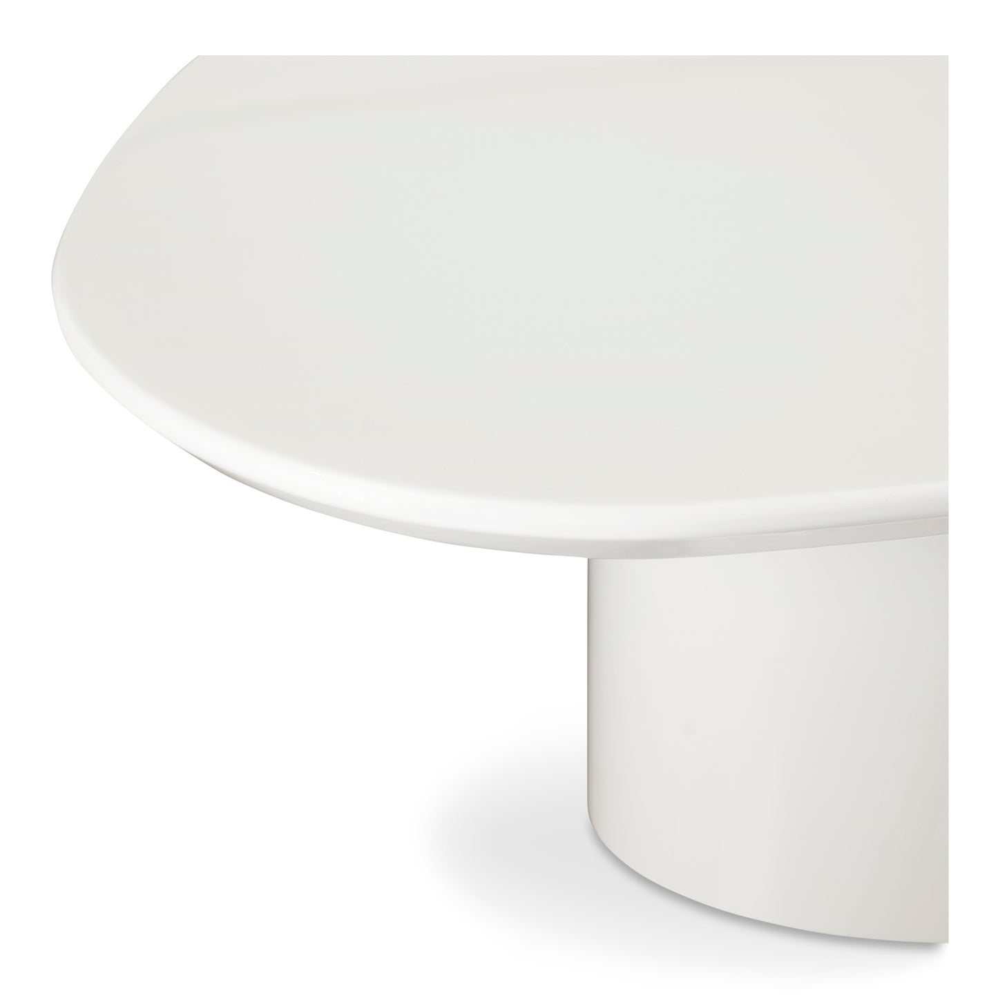 Eden Coffee Table Ivory Lacquer by Moe's Home