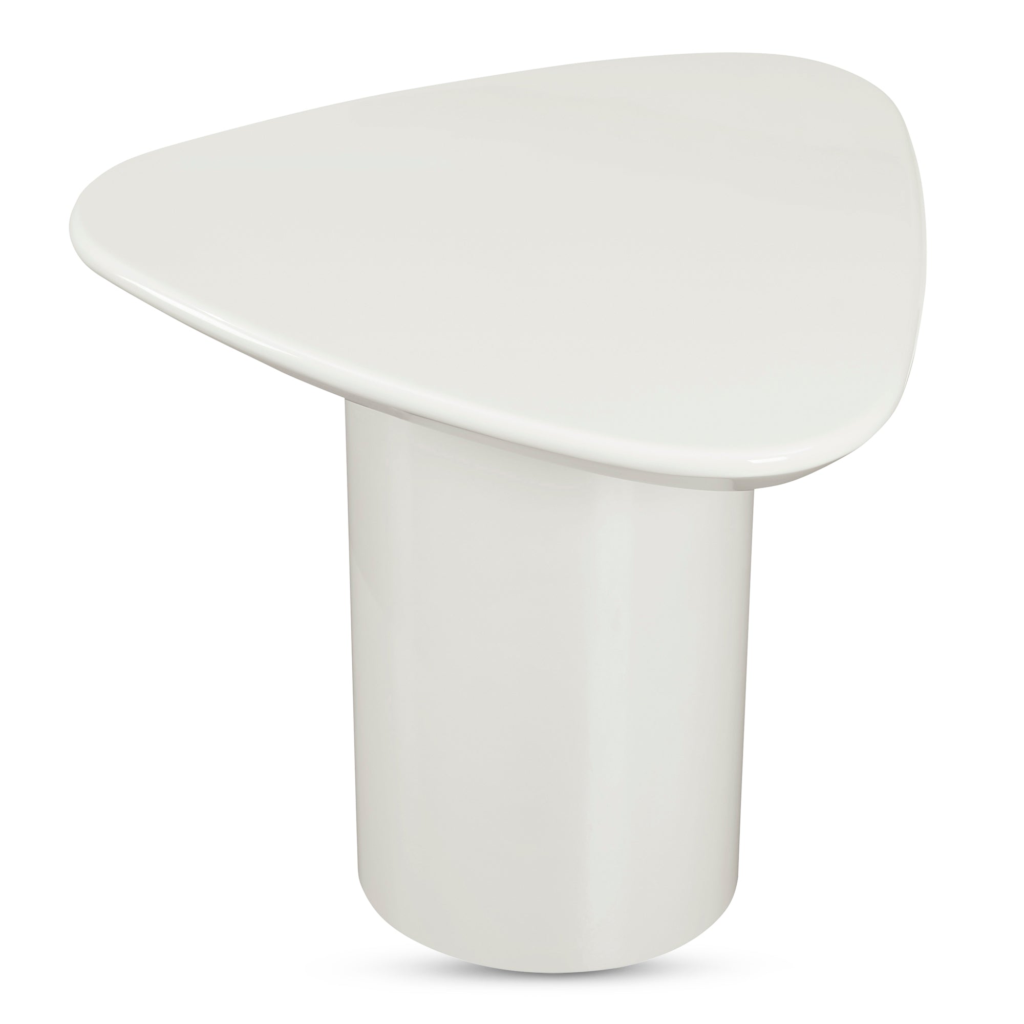 Eden Accent Table Ivory Lacquer