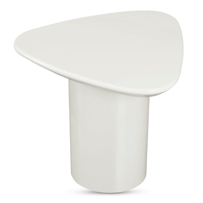 Eden Accent Table Ivory Lacquer by Moe's Home