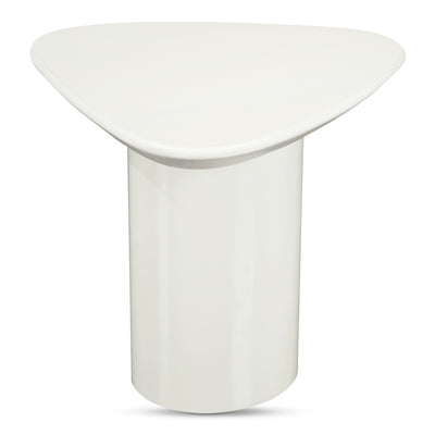 Eden Accent Table Ivory Lacquer by Moe's Home