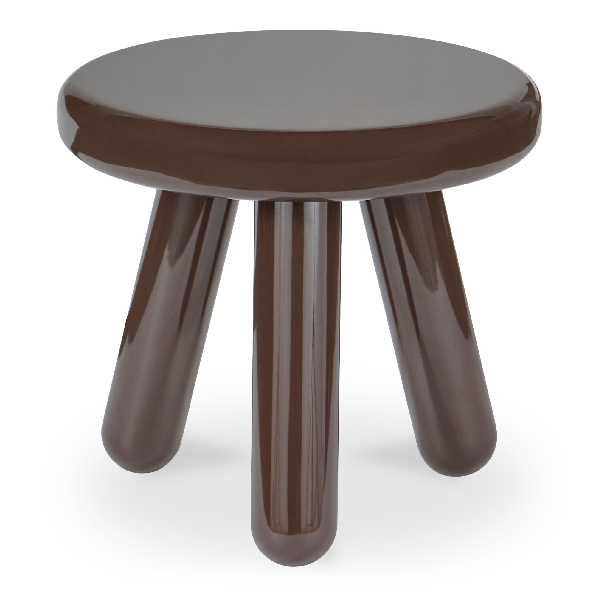 Joy Accent Table Dark Brown Lacquer