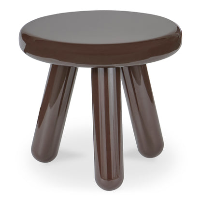 Joy Accent Table Dark Brown Lacquer