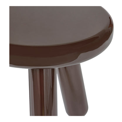 Joy Accent Table Dark Brown Lacquer