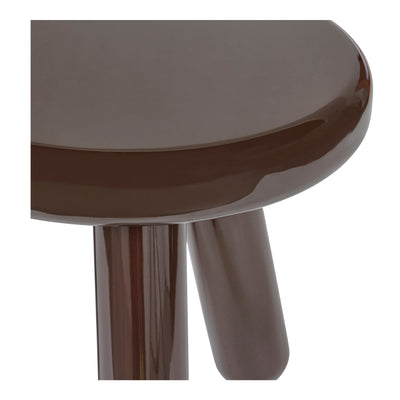 Joy Accent Table Dark Brown Lacquer by Moe's Home