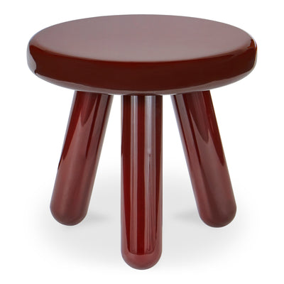 Joy Accent Table Deep Red Lacquer by Moe's Home