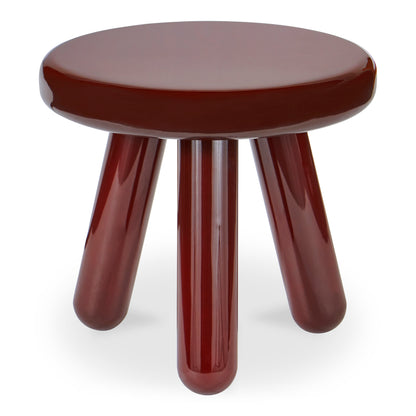 Joy Accent Table Deep Red Lacquer