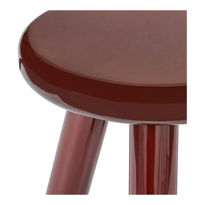 Joy Accent Table Deep Red Lacquer by Moe's Home