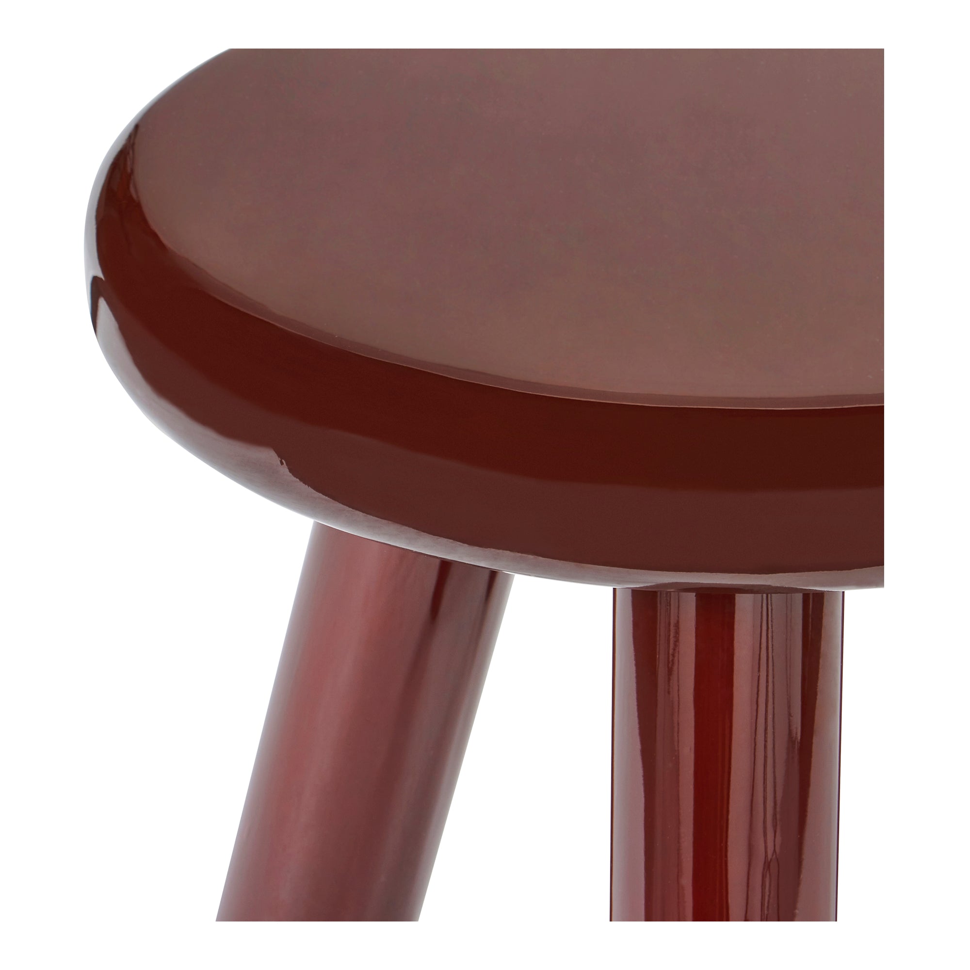 Joy Accent Table Deep Red Lacquer