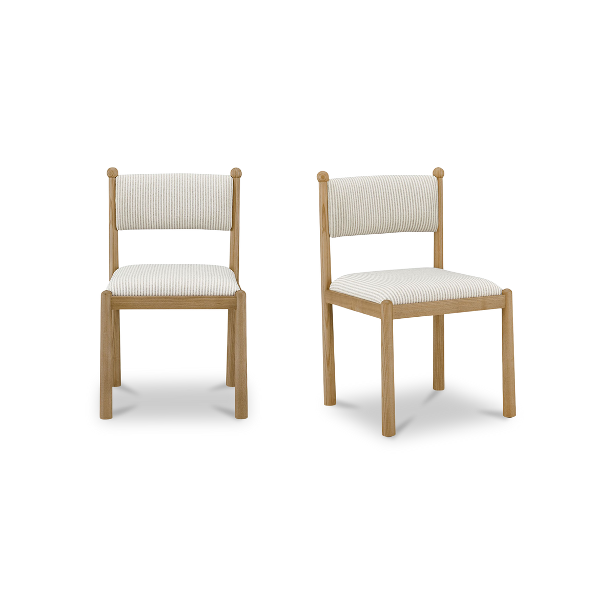 Villetta Dining Chair Stripe - Set Of Two by Moe's Home
