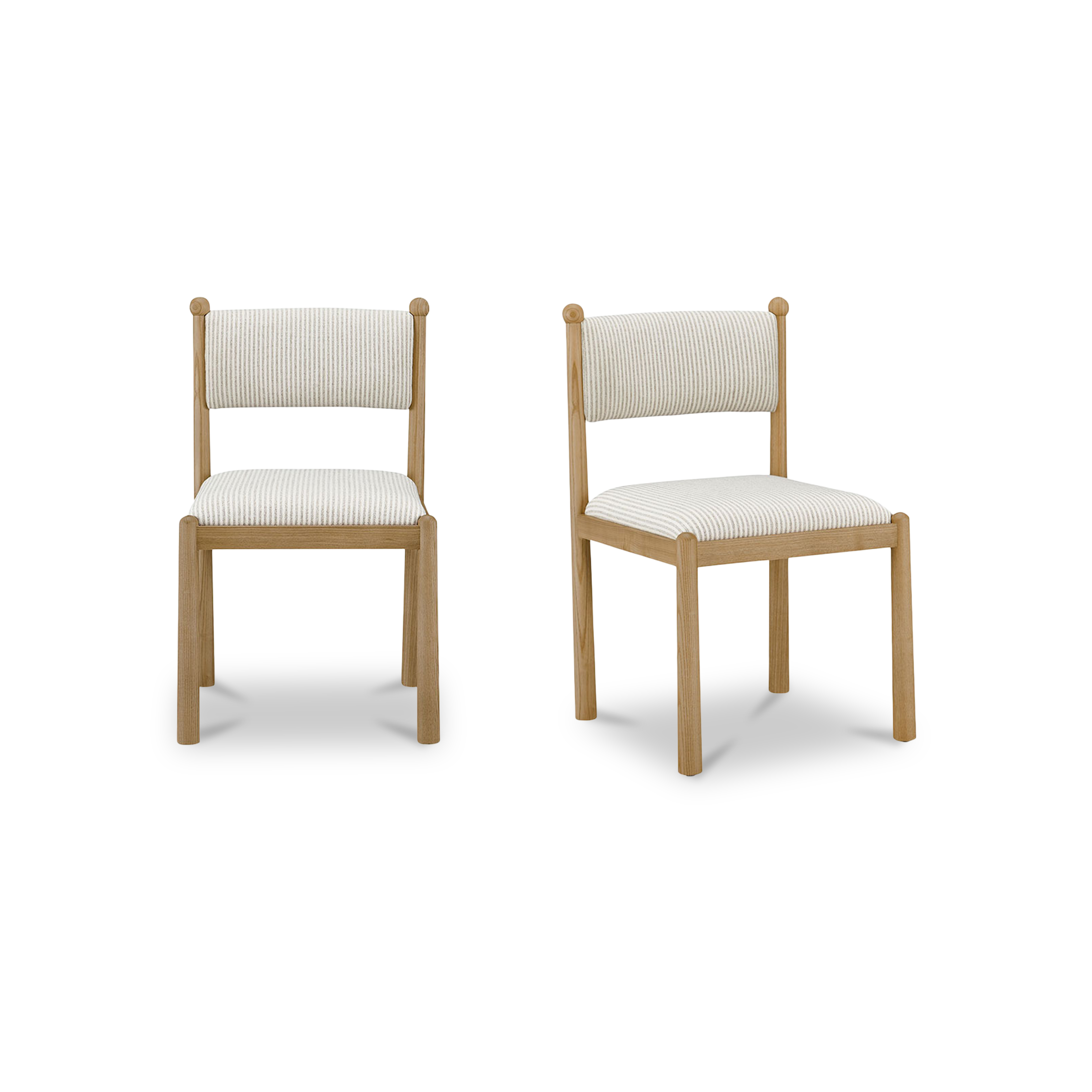 Villetta Dining Chair Stripe - Set Of Two by Moe's Home