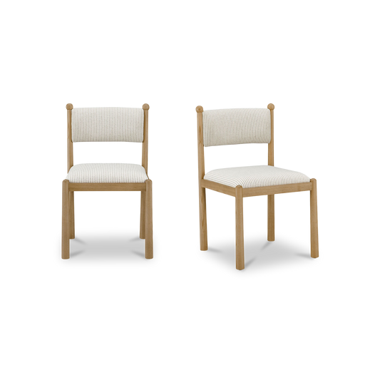 Villetta Dining Chair Stripe - Set Of Two by Moe's Home