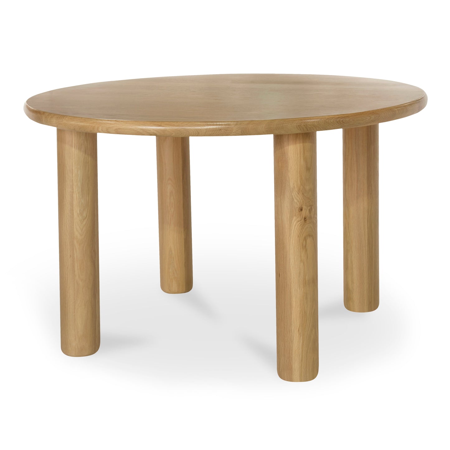 Milo Round Dining Table Oak by Moe's Home