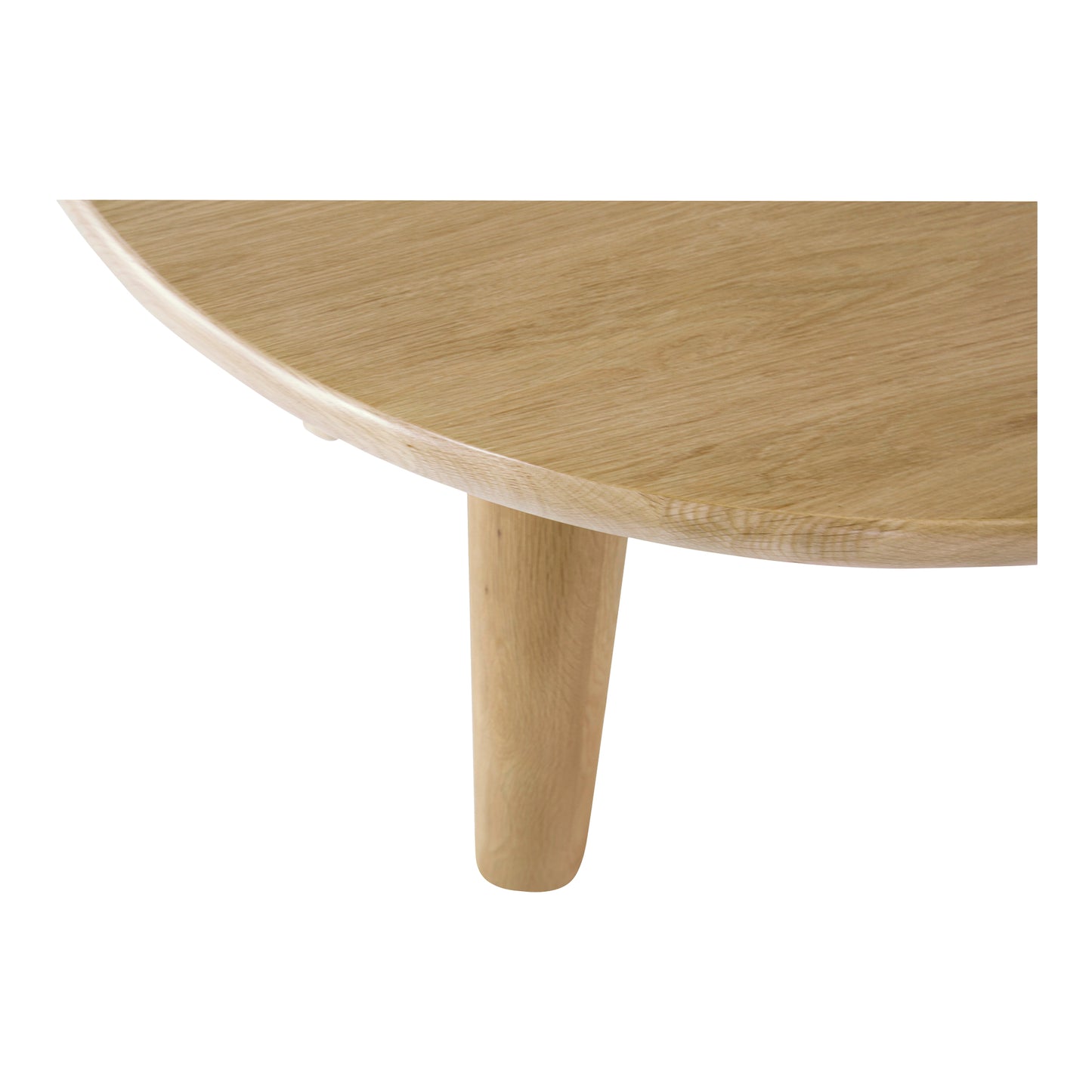 Milo Round Dining Table Oak by Moe's Home