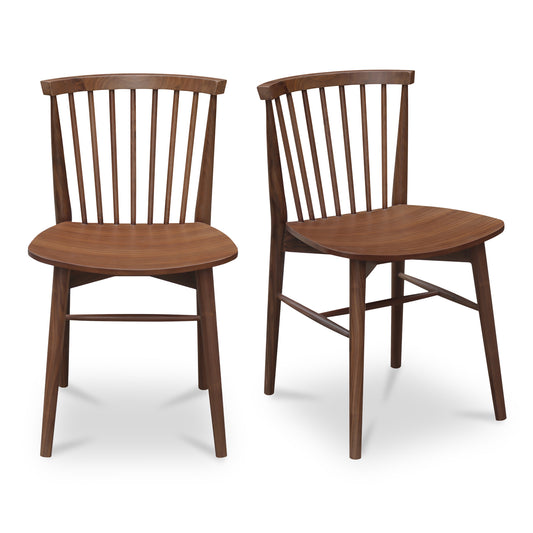 Marley Dining Chair Walnut-Set of Two by Moe's Home