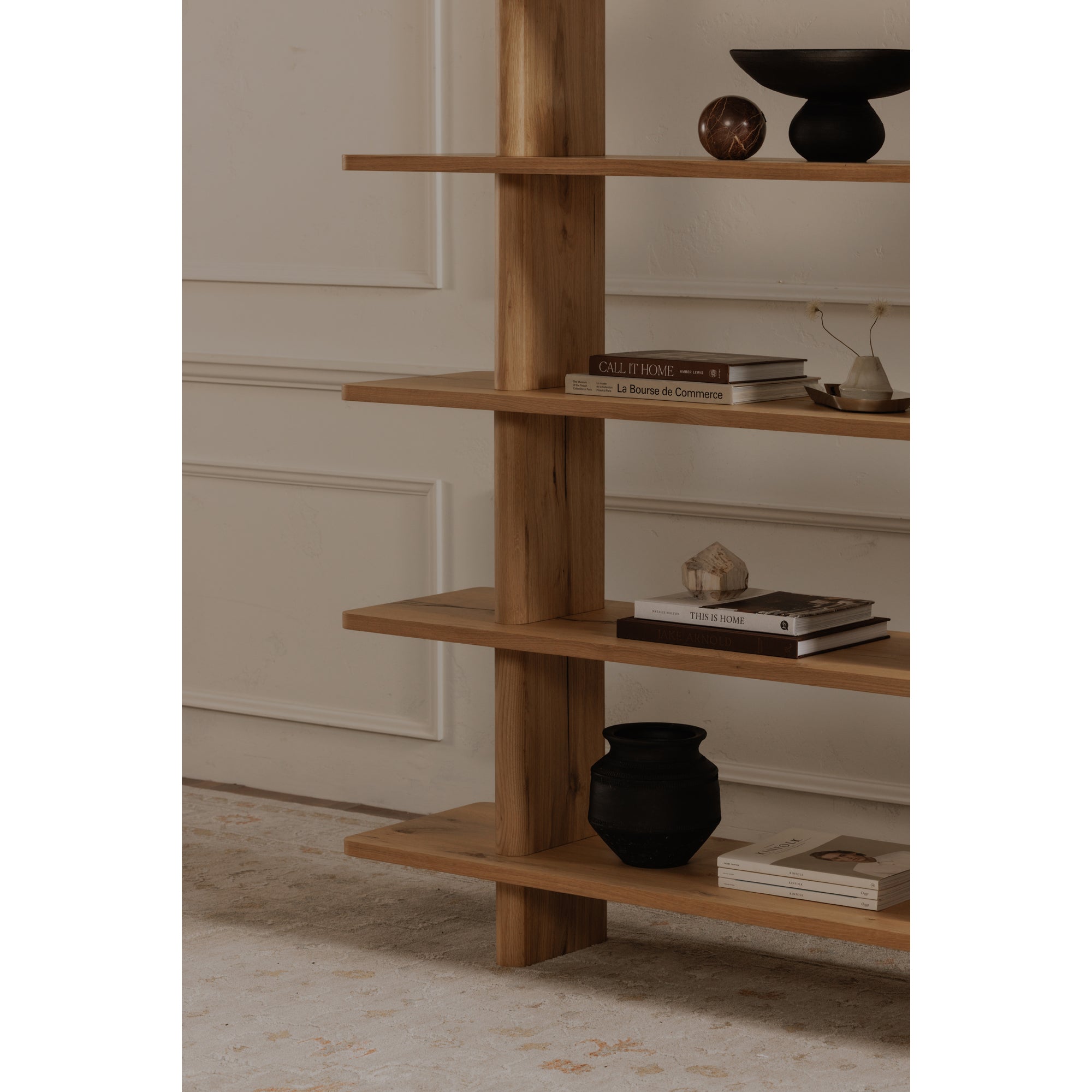 Casey Large Bookcase Rustic by Moe's Home