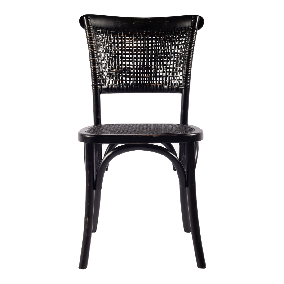 Churchill Dining Chair Antique Black - Set Of Two by Moe's Home