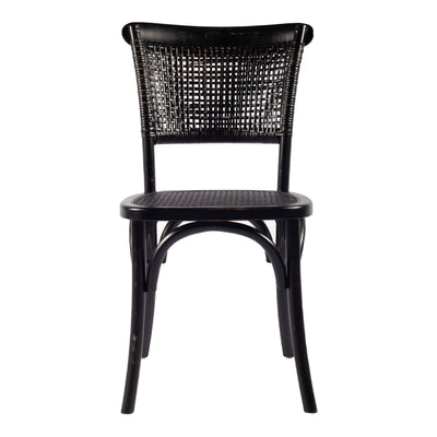 Churchill Dining Chair Antique Black - Set Of Two by Moe's Home