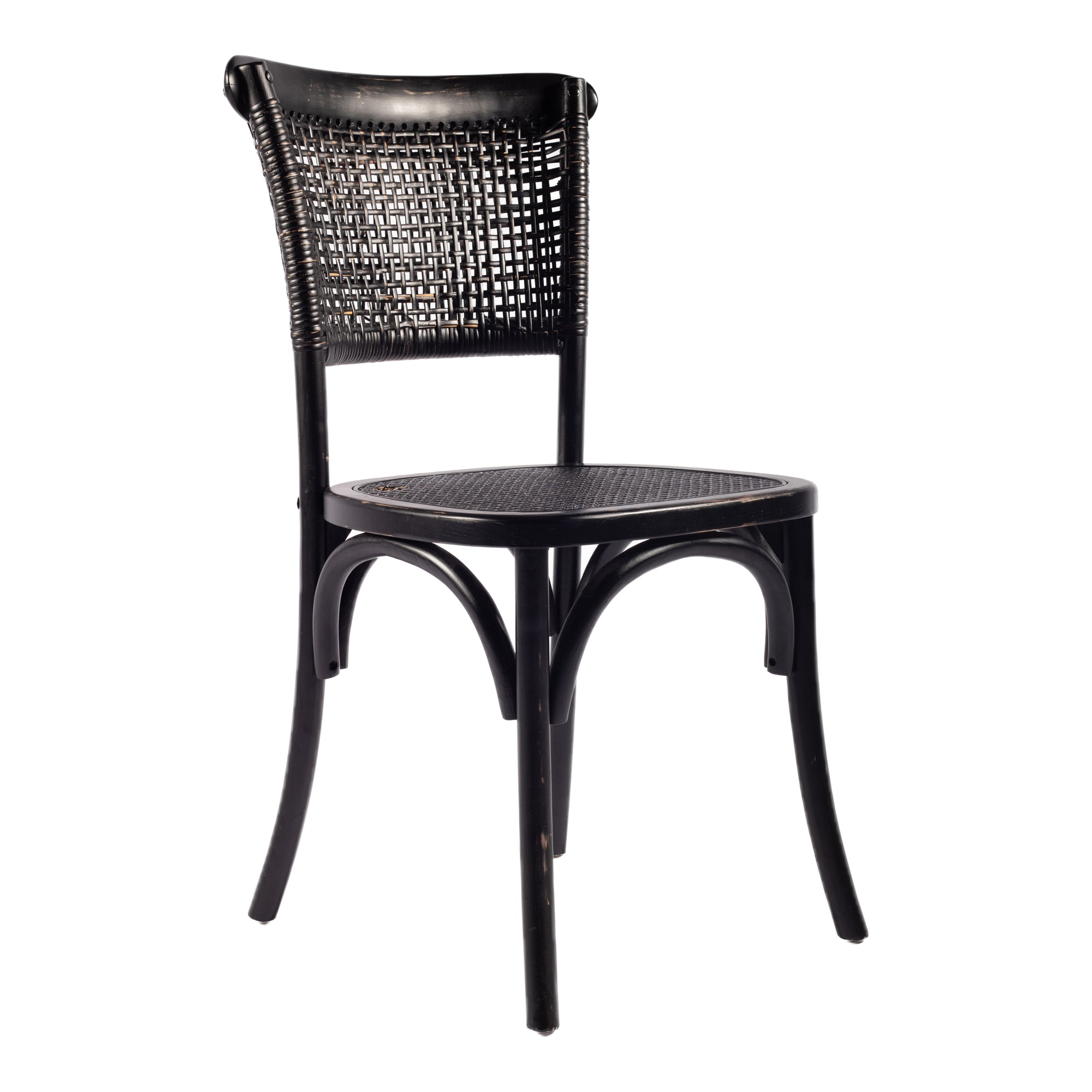 Churchill Dining Chair Antique Black - Set Of Two