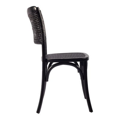 Churchill Dining Chair Antique Black - Set Of Two by Moe's Home