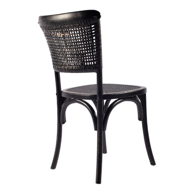 Churchill Dining Chair Antique Black - Set Of Two by Moe's Home
