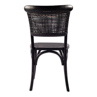 Churchill Dining Chair Antique Black - Set Of Two by Moe's Home
