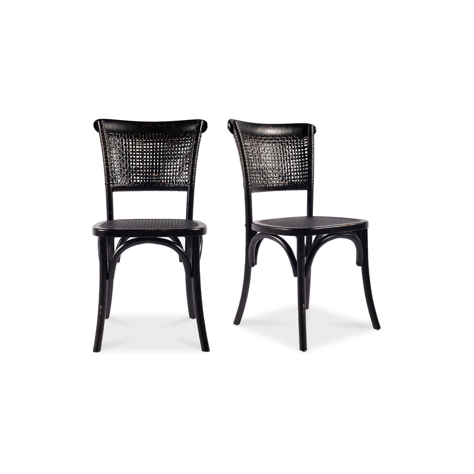 Churchill Dining Chair Antique Black - Set Of Two