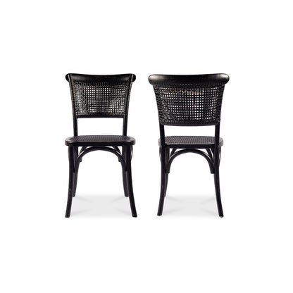 Churchill Dining Chair Antique Black - Set Of Two