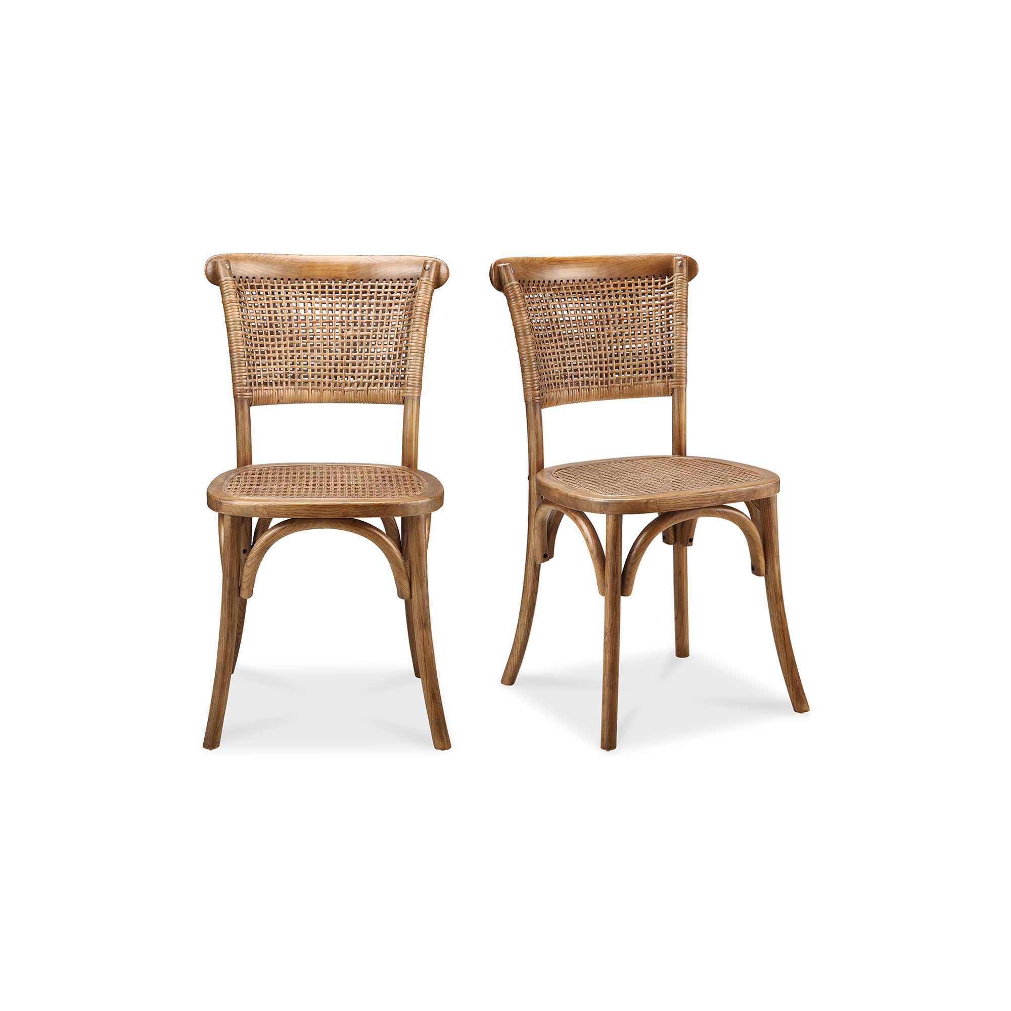 Churchill Dining Chair Light Brown - Set Of Two | Brown