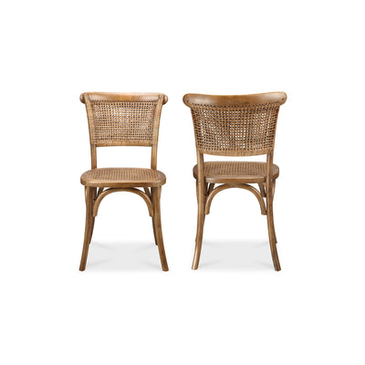 Churchill Dining Chair Light Brown - Set Of Two by Moe's Home