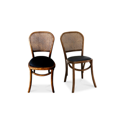 Bedford Dining Chair Light Brown - Set Of Two by Moe's Home