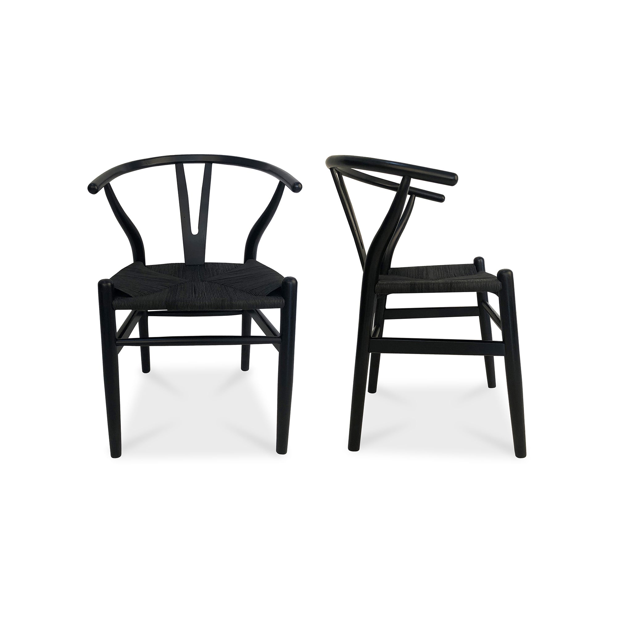 Ventana Dining Chair Black   Set Of Two | Black
