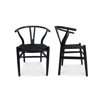 Ventana Dining Chair Black   Set Of Two | Black