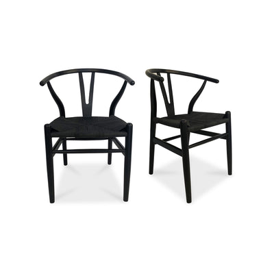 Ventana Dining Chair Black - Set Of Two by Moe's Home