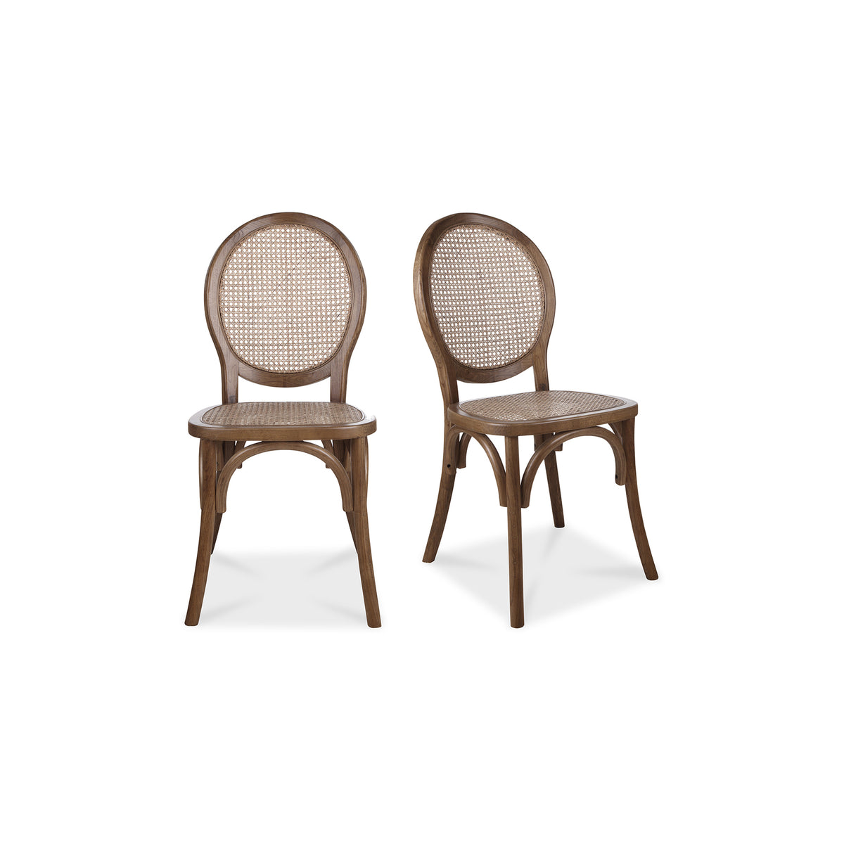 Rivalto Dining Chair Brown - Set Of Two by Moe's Home