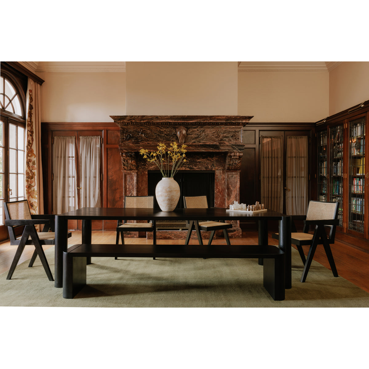 Takashi Chair Black- Set Of Two by Moe's Home