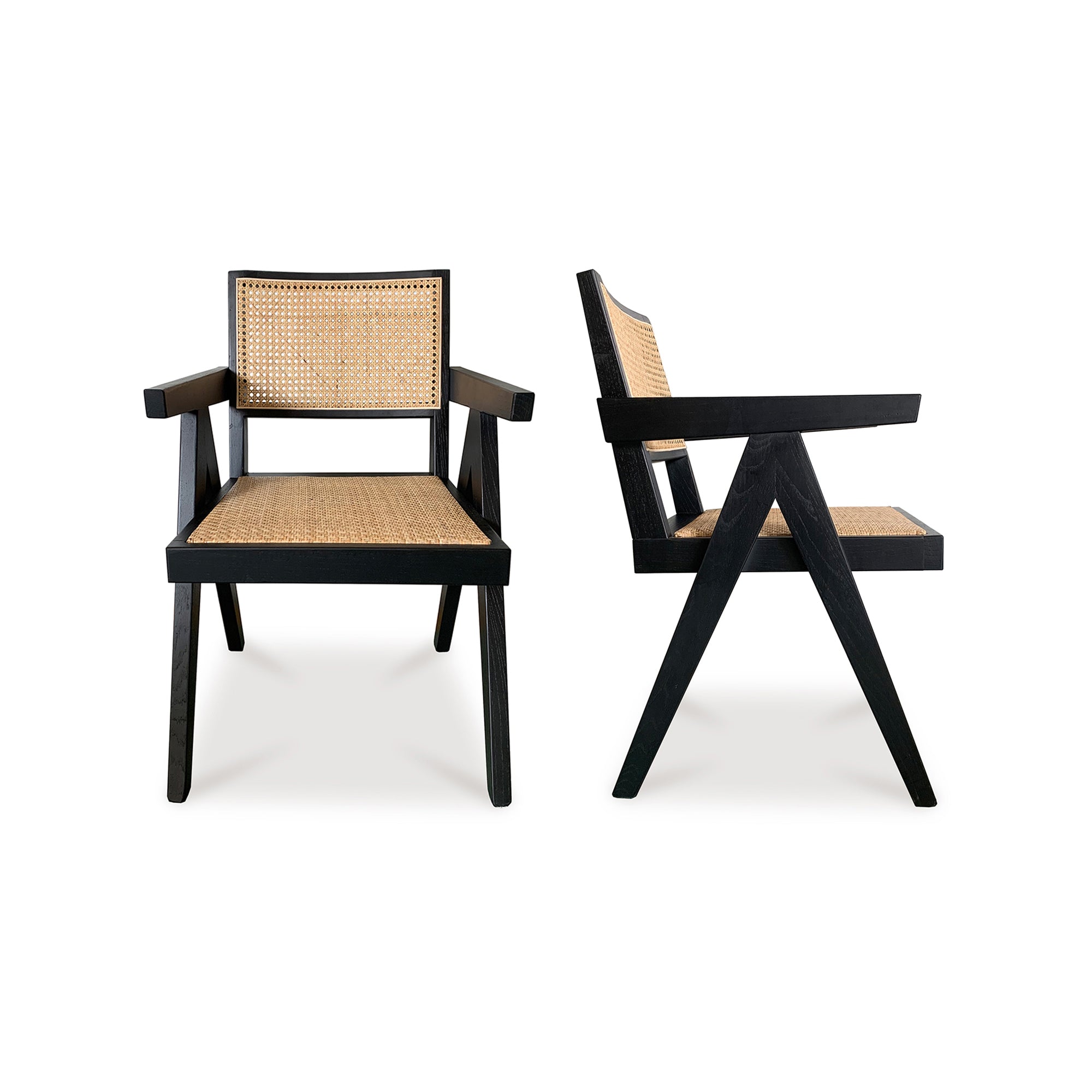 Takashi Chair Black- Set Of Two | Black