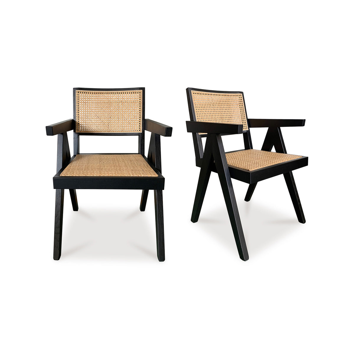 Takashi Chair Black- Set Of Two by Moe's Home