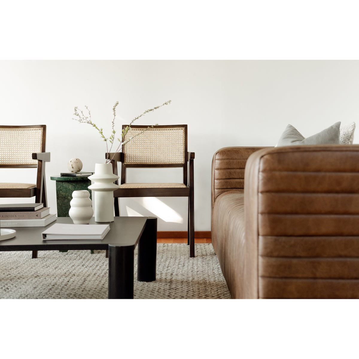 Takashi Chair Dark Brown - Set Of Two by Moe's Home