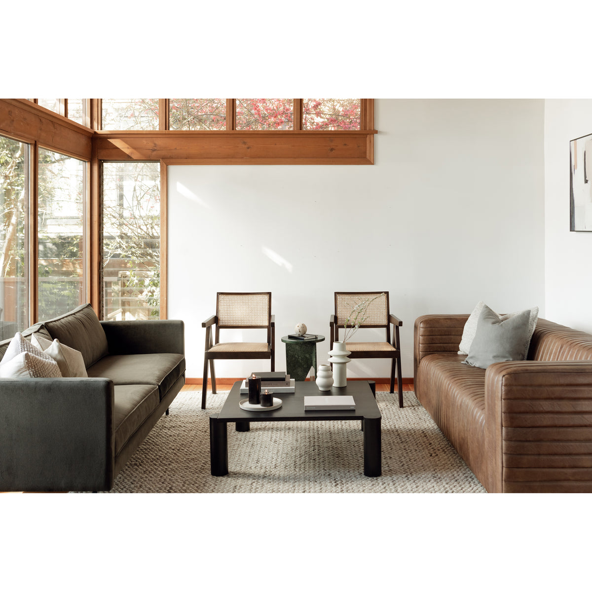 Takashi Chair Dark Brown - Set Of Two by Moe's Home