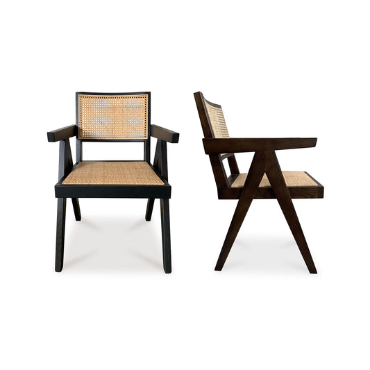 Takashi Chair Dark Brown   Set Of Two | Brown