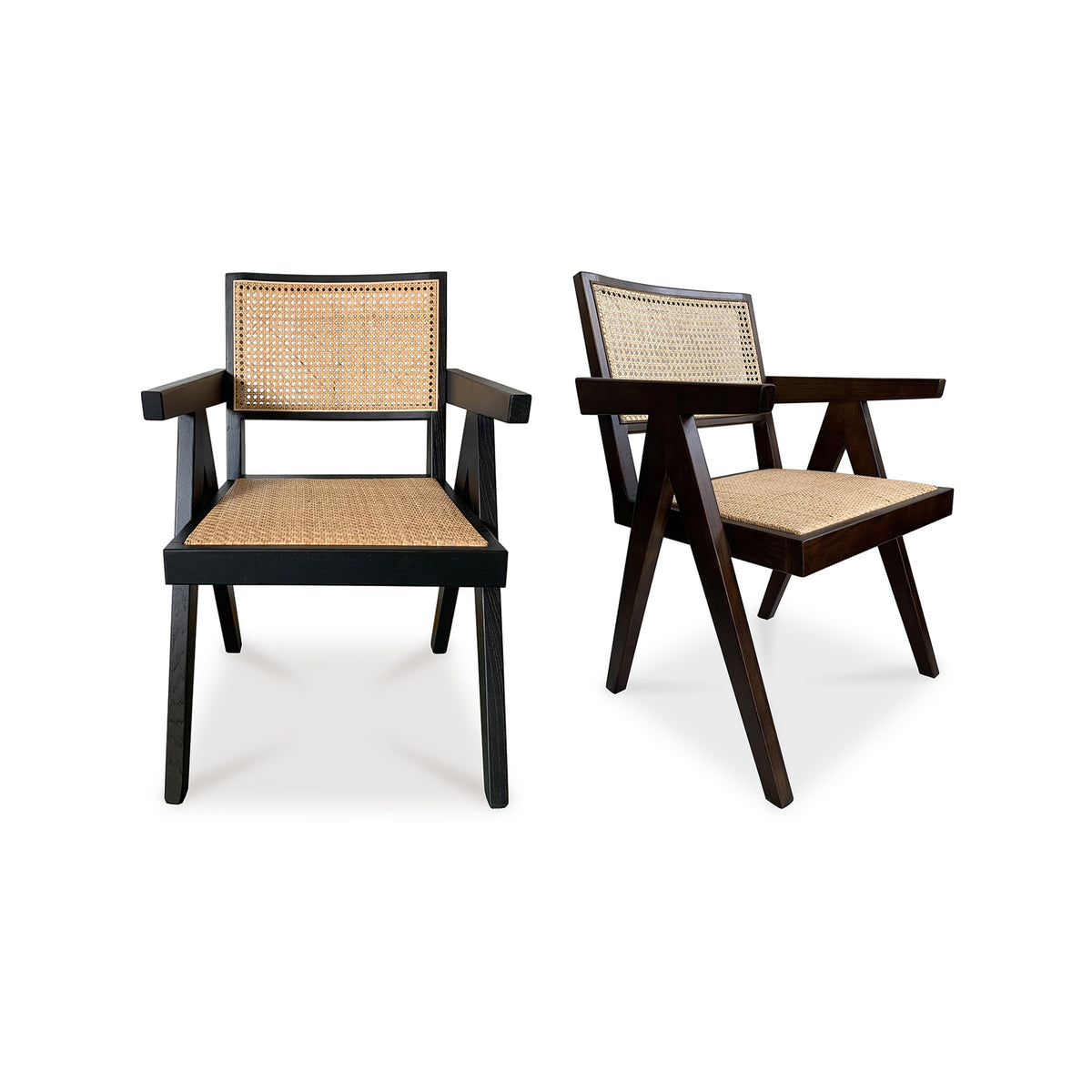 Takashi Chair Dark Brown - Set Of Two by Moe's Home