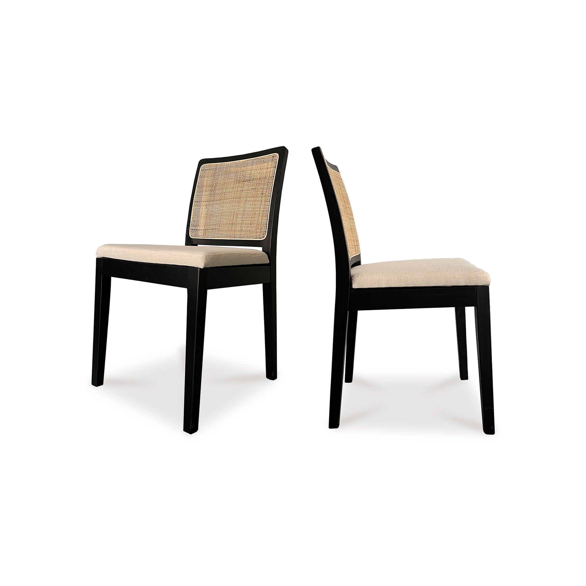 Orville Dining Chair Black   Set Of Two | Black